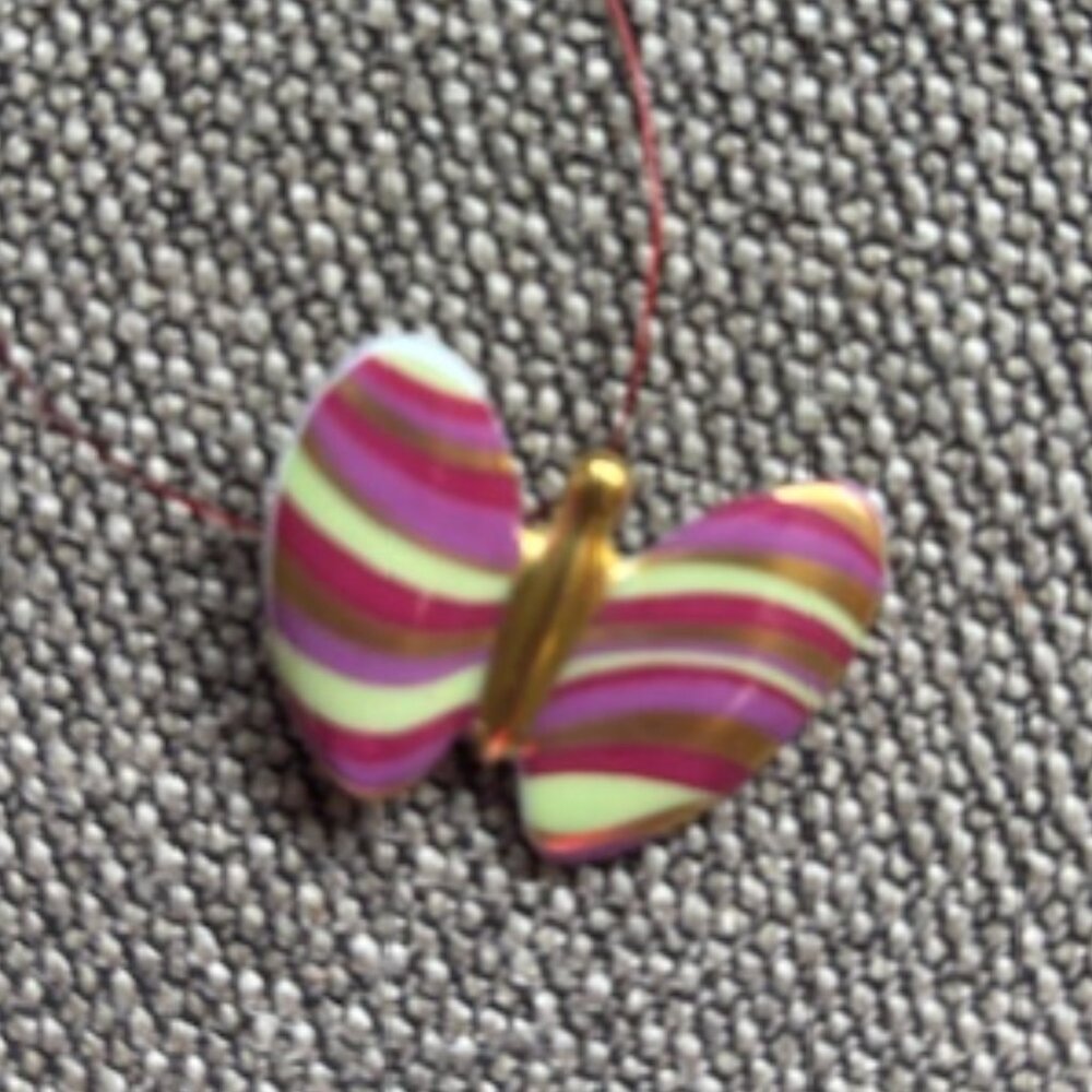 Bernardaud Butterfly Necklace